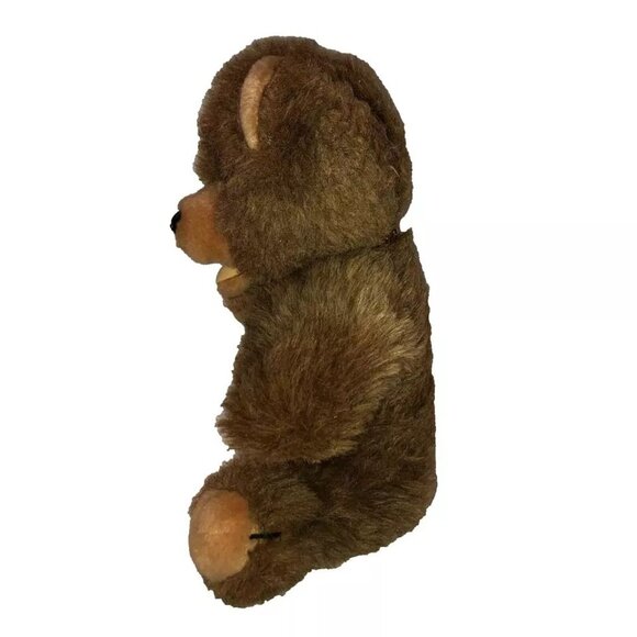 VINTAGE HEUNEC GERMAN ARTICULATED TEDDY BEAR 15" LONG STUFFED ANIMAL PLUSH - Picture 5 of 7